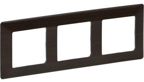 Рамка универсальная Legrand Valena Life 3-м. темное дерево фото Рамка универсальная Legrand Valena Life 3-м. темное дерево картинка